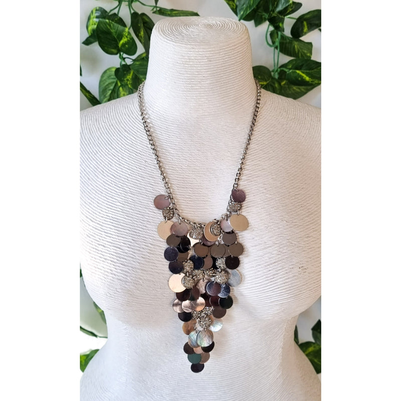 Milano Swarovski Necklace- MOTHPRLCRY