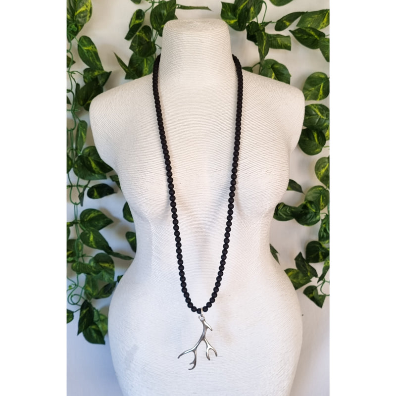 New York Chic Necklace- ABLKSIL