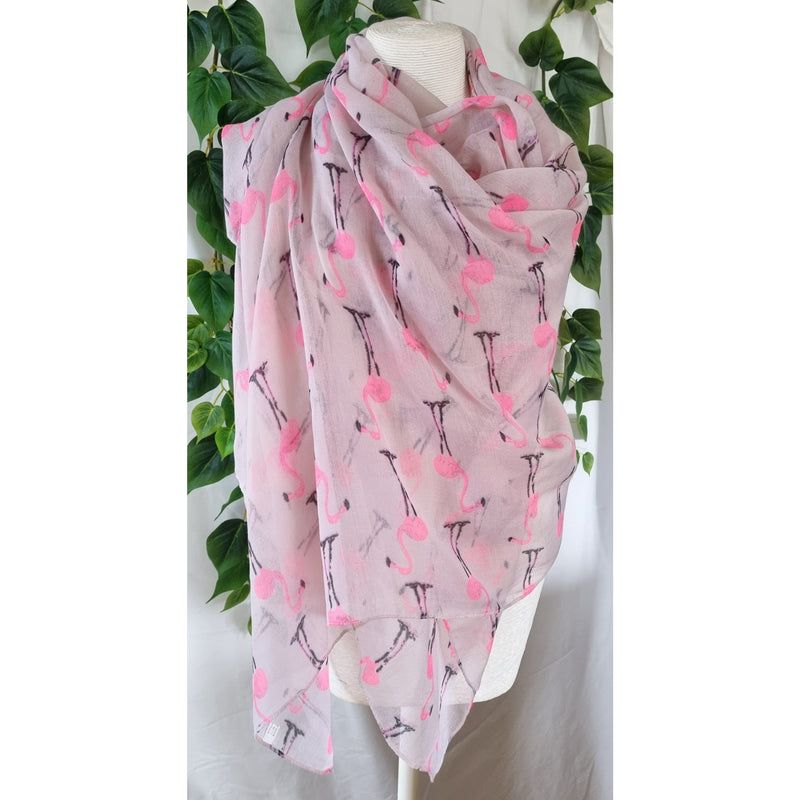 Viscose Scarf - Flamingo Pink