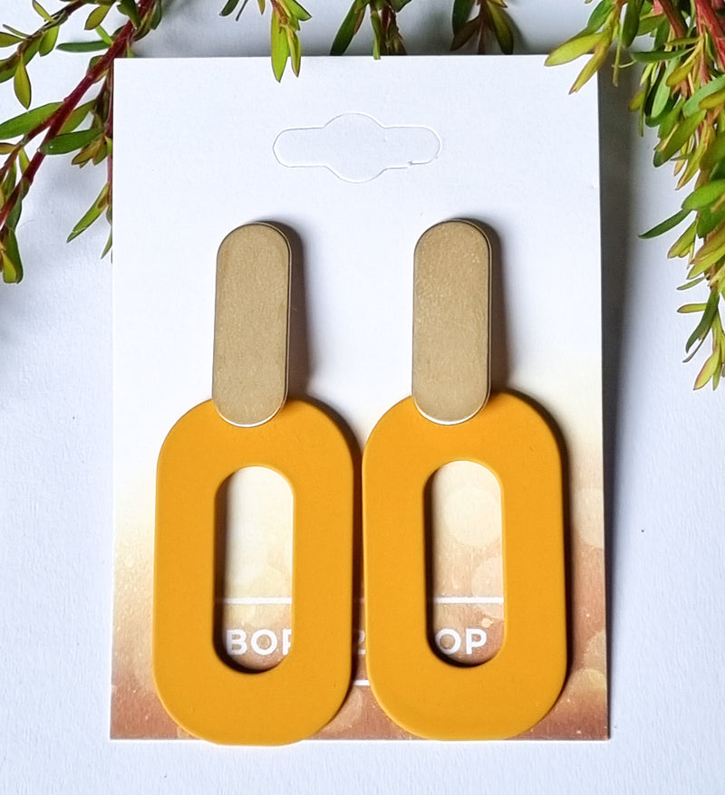 Paris Contemporary Chic Earrings- GEOMUSTGO