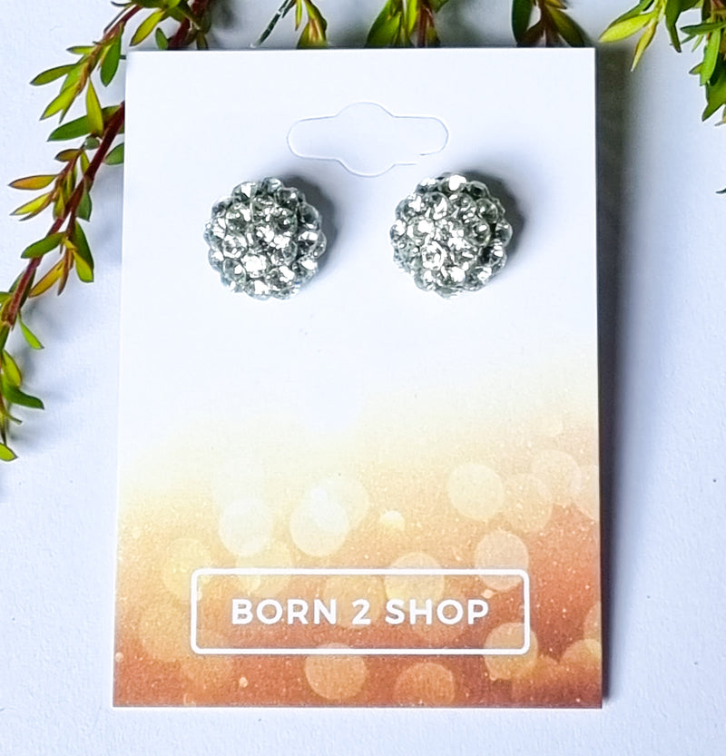 Milano Swarovski Cluster Post Earrings- LA-Sil