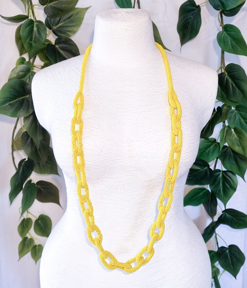New York Chic Necklace-BDLK-YEL