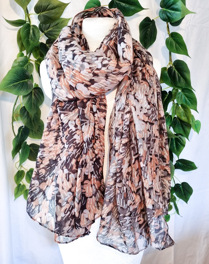Viscose Scarf - Pebble Neutral