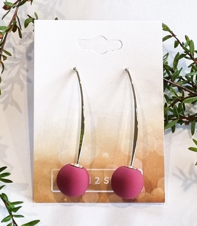 Paris Contemporary Chic Earrings- BALLFUCFEDGO