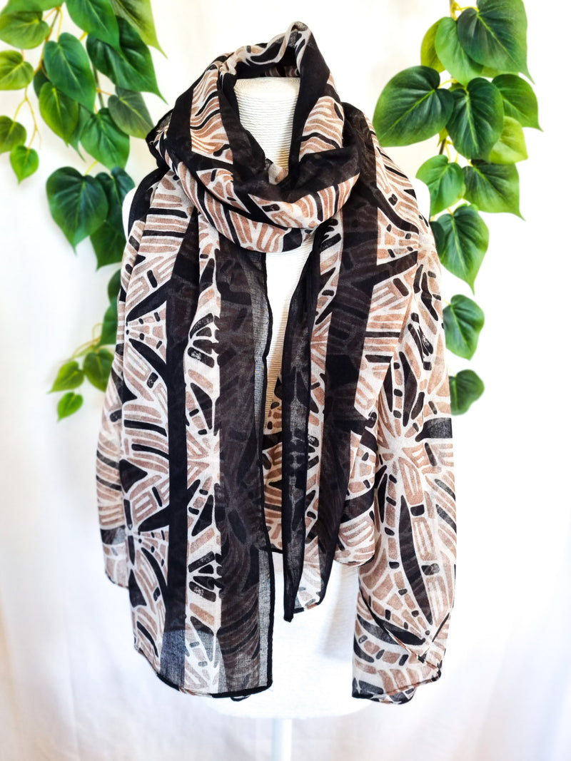 Viscose Scarf - Contemporary Black