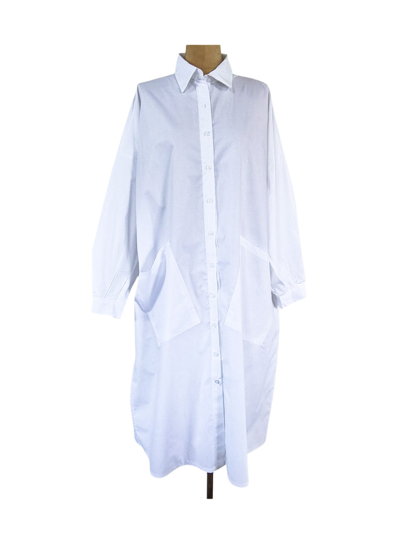 Ella Blanca - Crisp Cotton Shirt - White