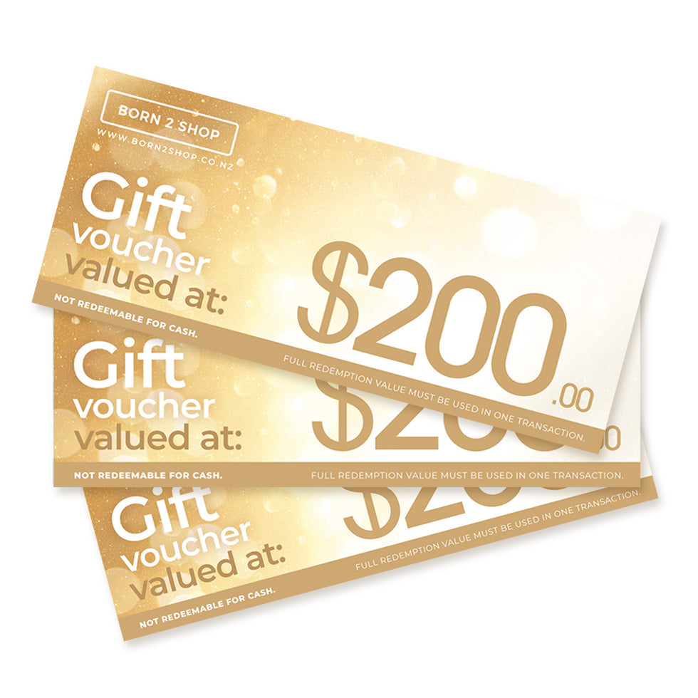 Born 2 Shop Gift Voucher - $200 NZD