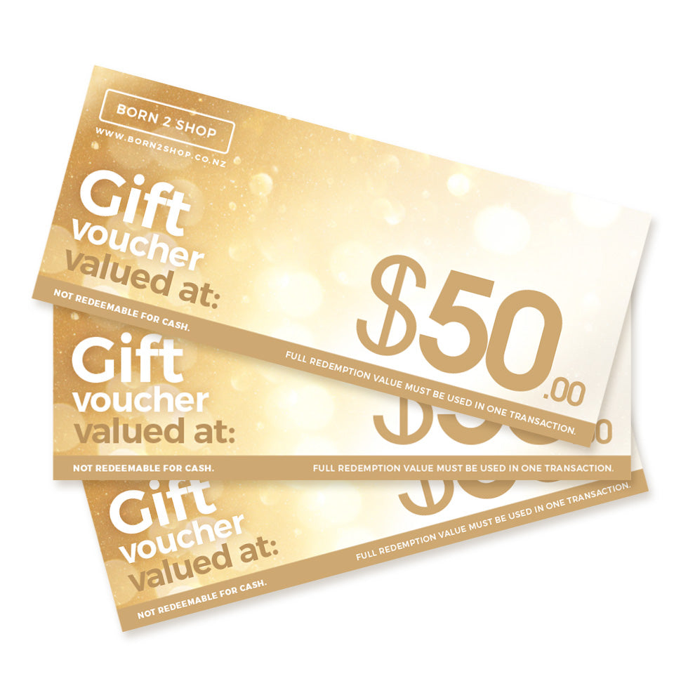 Born 2 Shop Gift Voucher - $50 NZD
