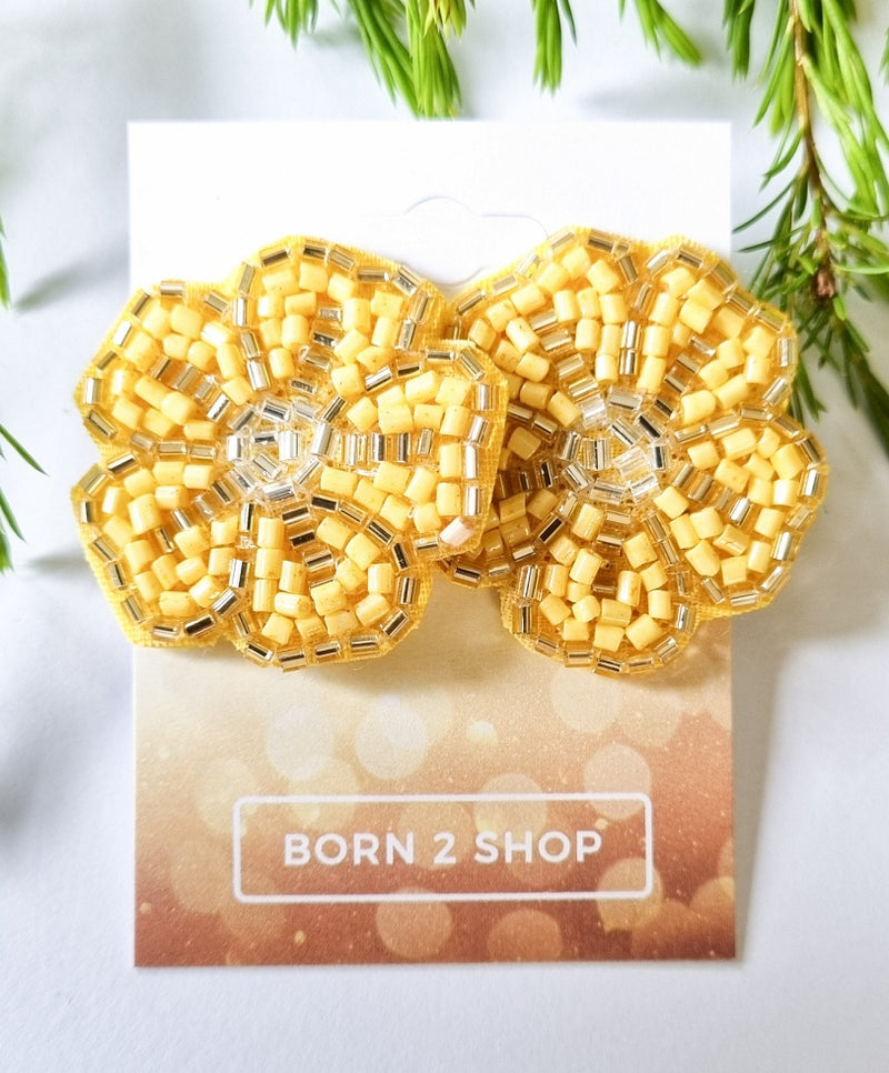New York Earrings - Flower Stud - Sunflower