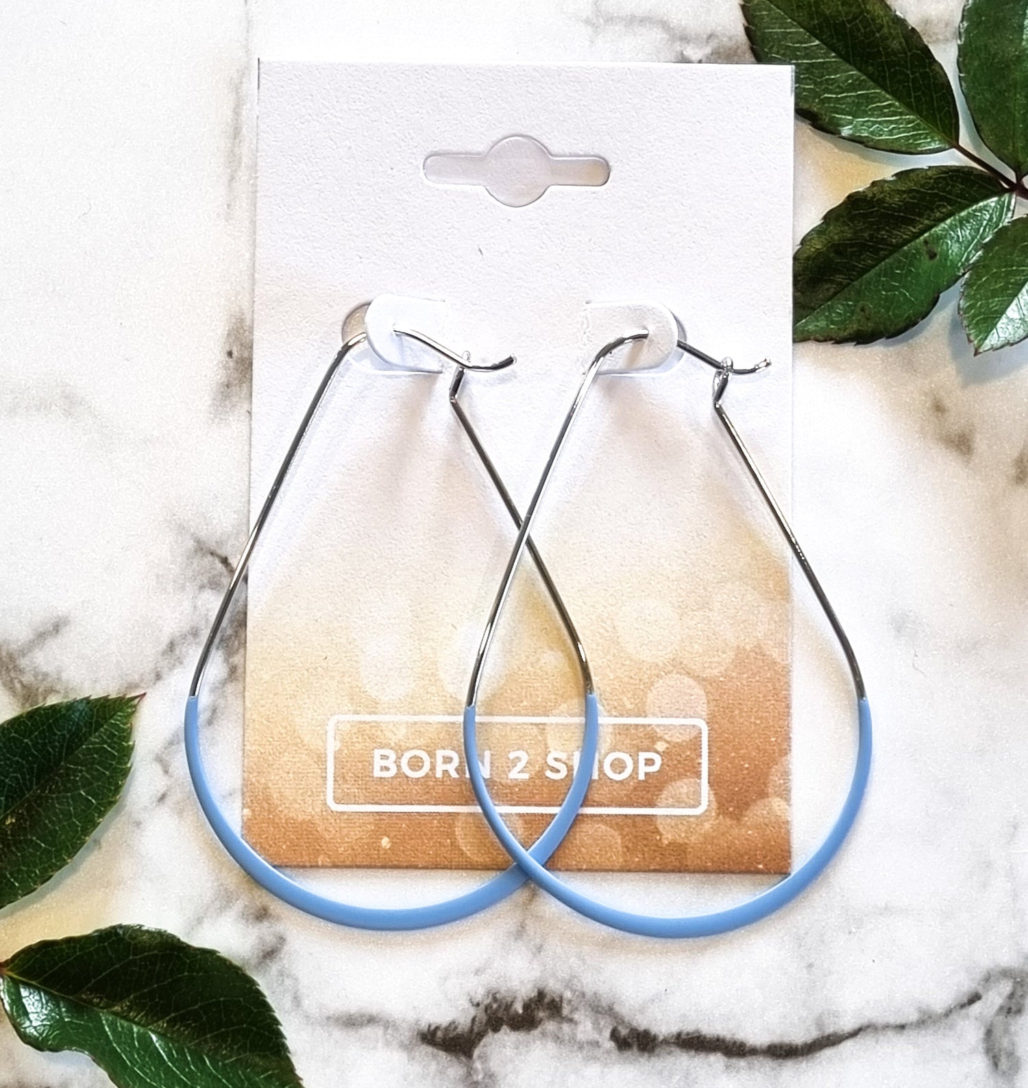 Paris Contemporary Chic Coloured Hoop Earrings
