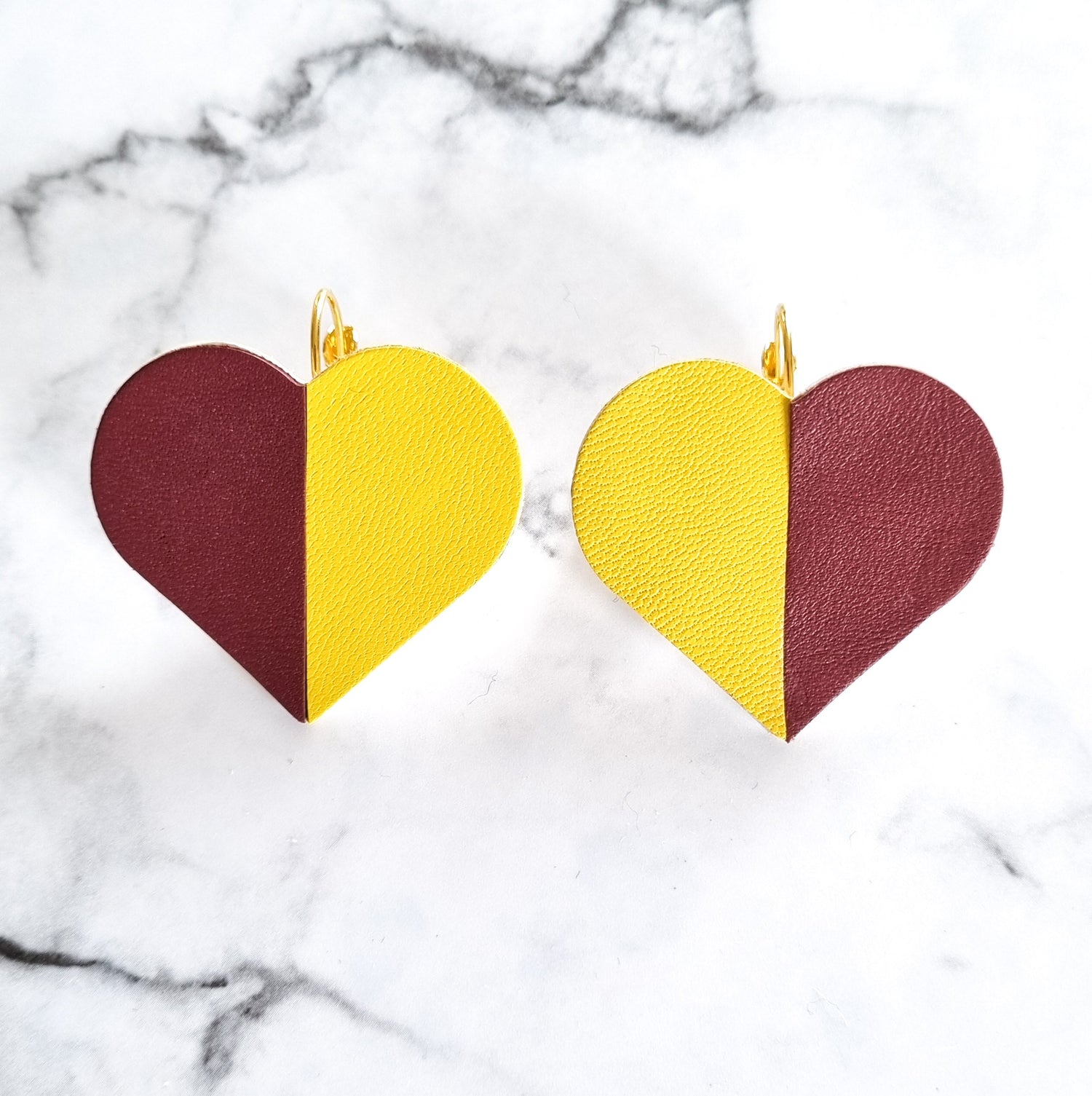 Nouvelle Zealande Chic Earrings - Large Hearts