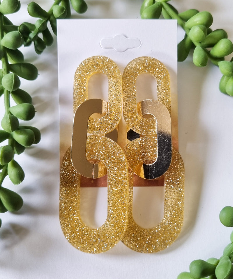 New York Chic Earrings- GOL