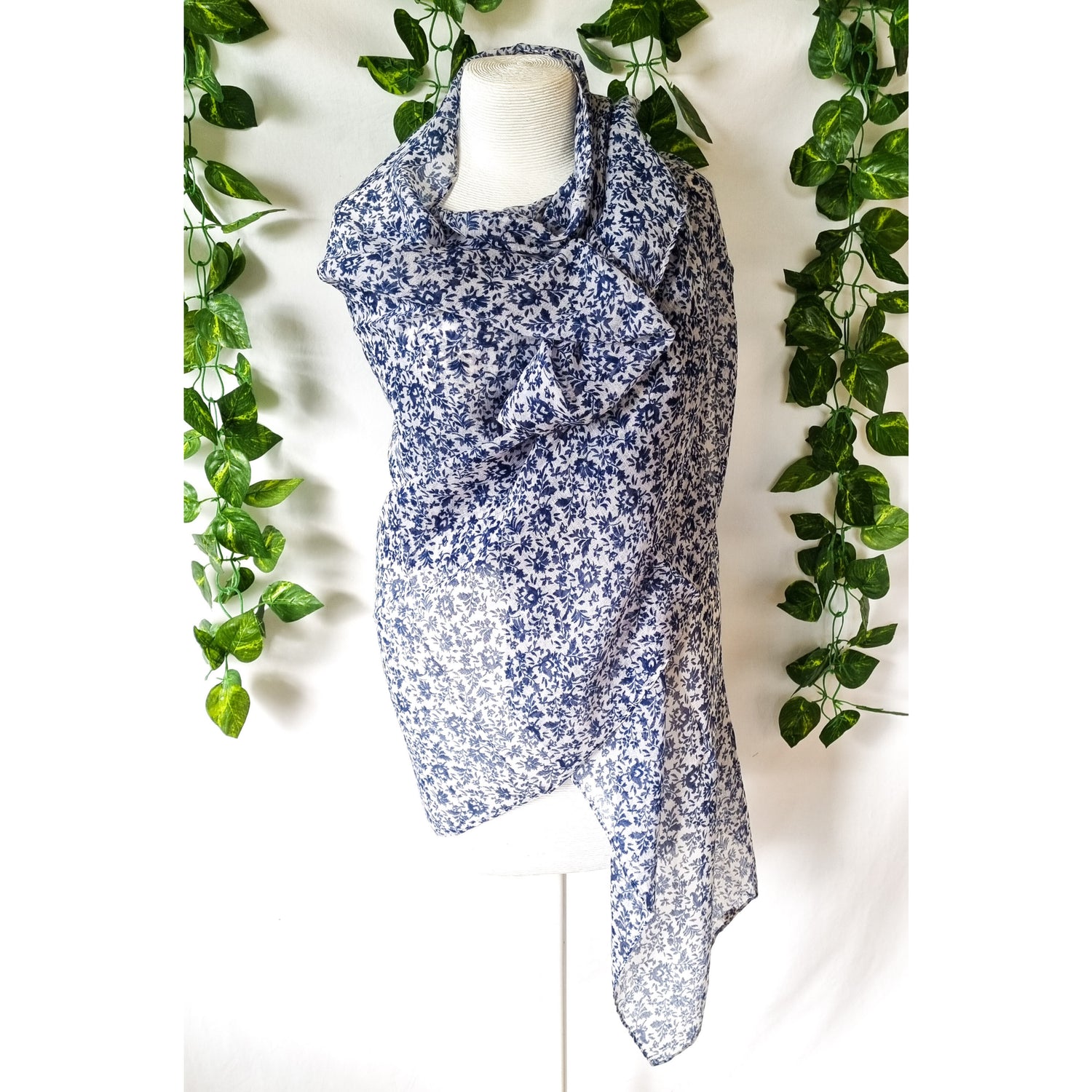 Viscose Scarf - Navy Liberty