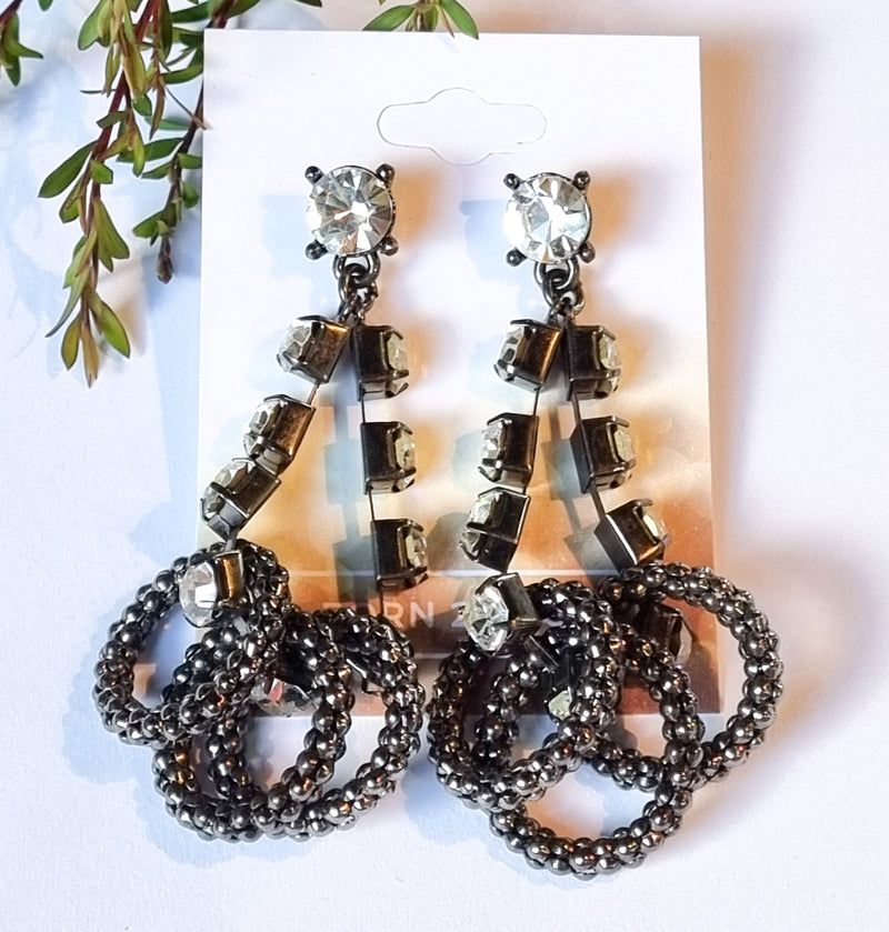 Milano Swarovski Soph Earrings- JETC3R