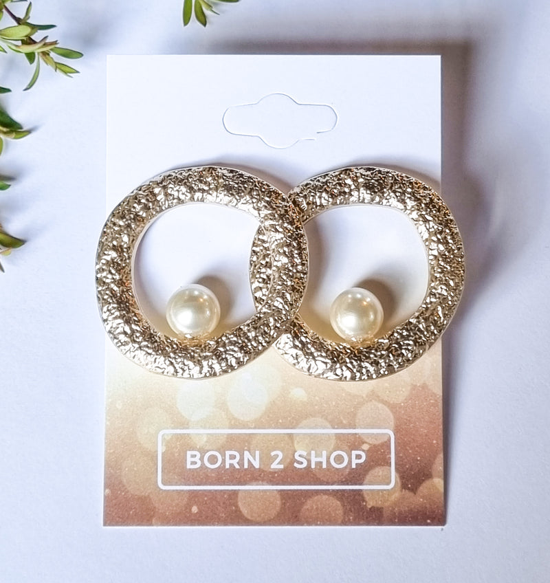 Paris Contemporary Chic Earrings- CIRCWPGO