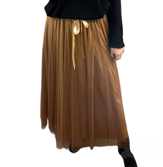 Ella Blanca - Tulle Skirt - Caramel