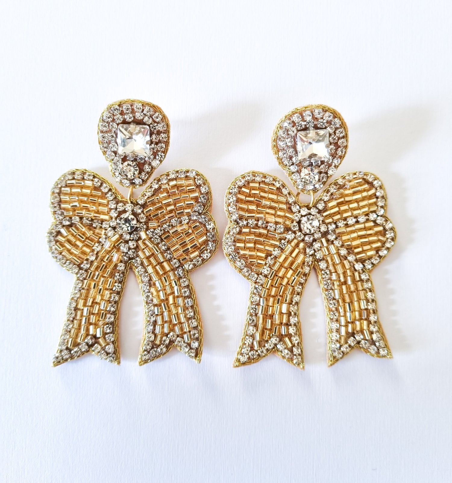 New York Chic Earrings- BowsGold/Cry