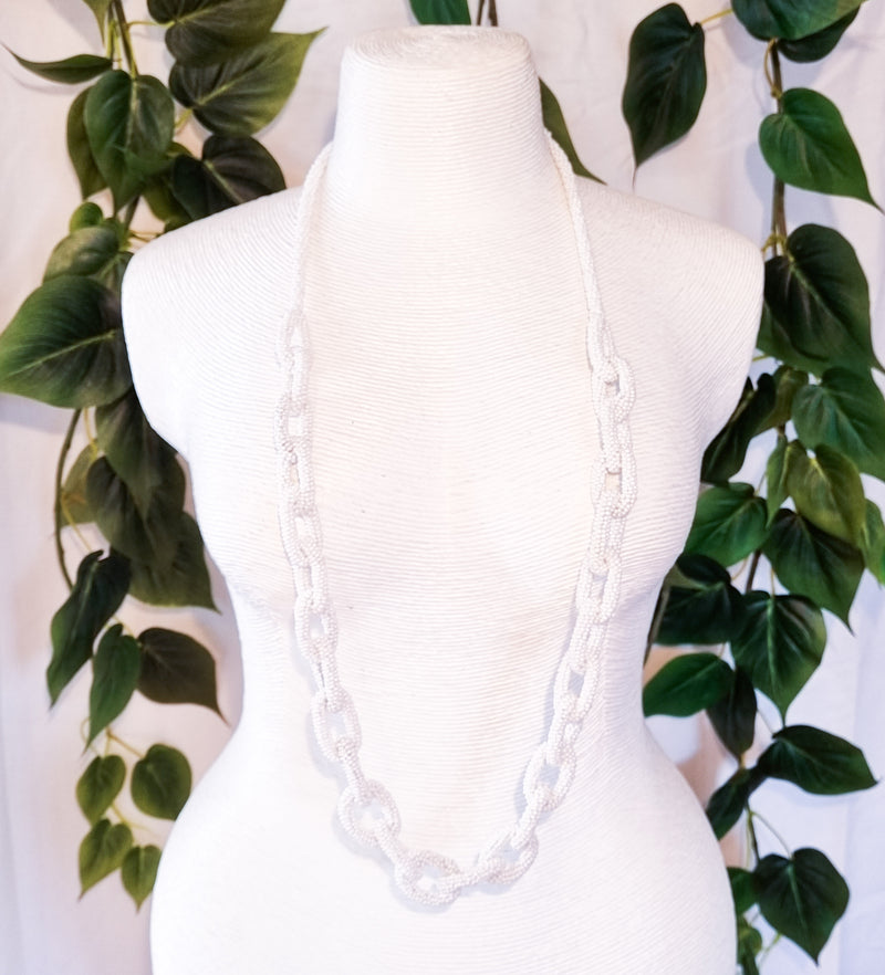 New York Chic Necklace-BDLK-WHT