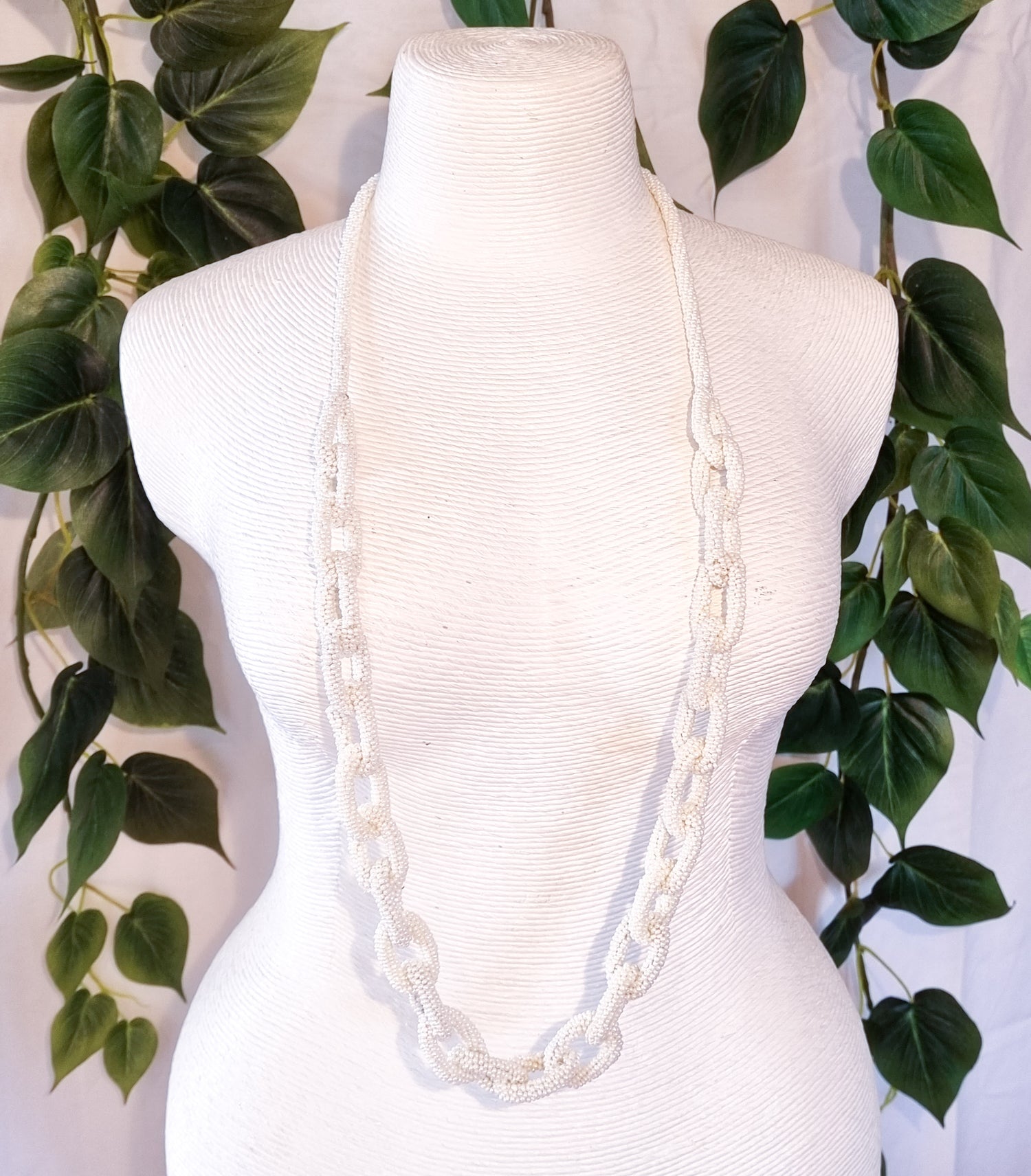 New York Chic Necklace-BDLK-OFFWHT