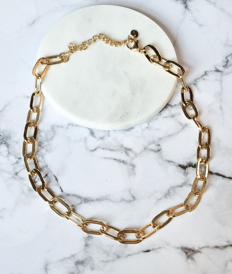 London Chic Necklace - Chain - Gold