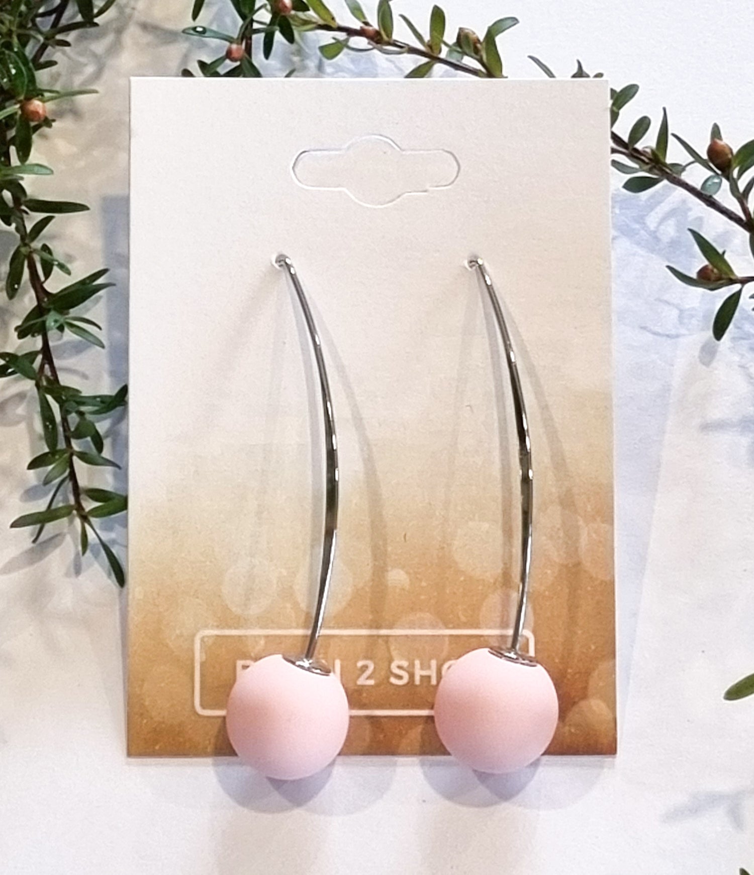 Paris Contemporary Chic Earrings- BALLGOSSPINKSIL