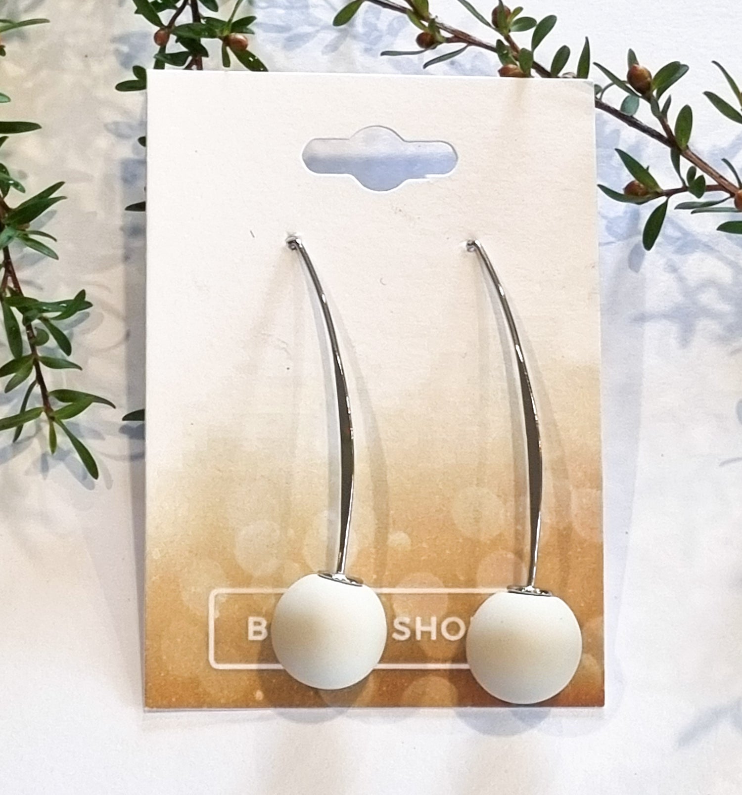 Paris Contemporary Chic Earrings- BALLCOMILKSIL
