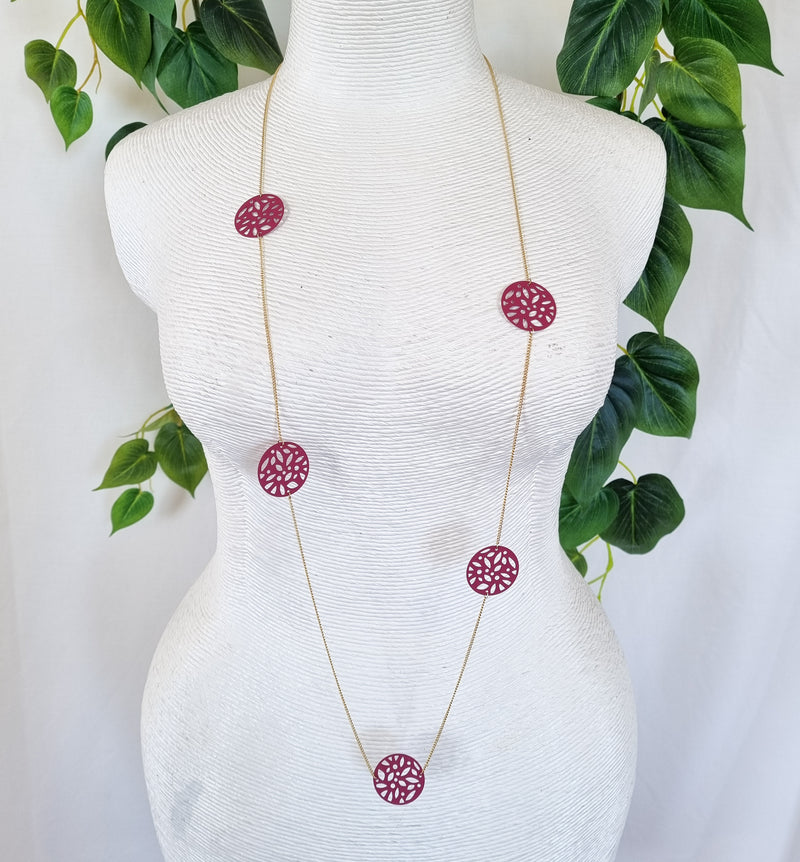 Paris Contemporary Chic Necklace- LFLORFUCFEDGO