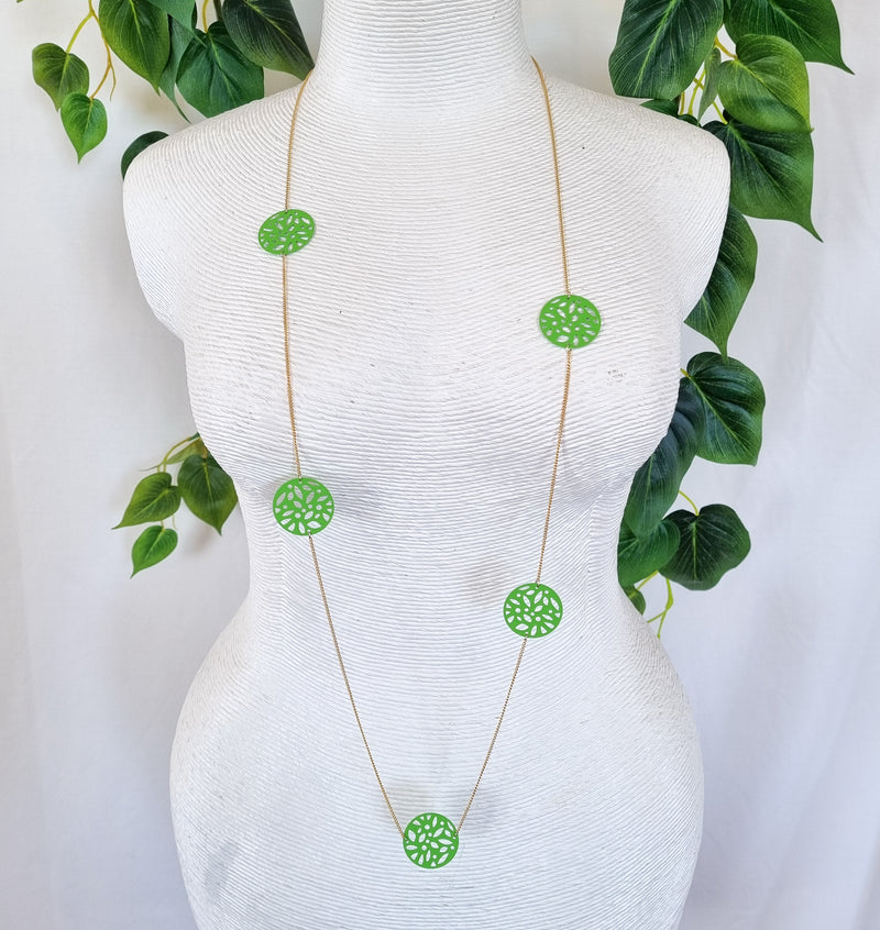 Paris Contemporary Chic Necklace- LFLORCLASGRNGO