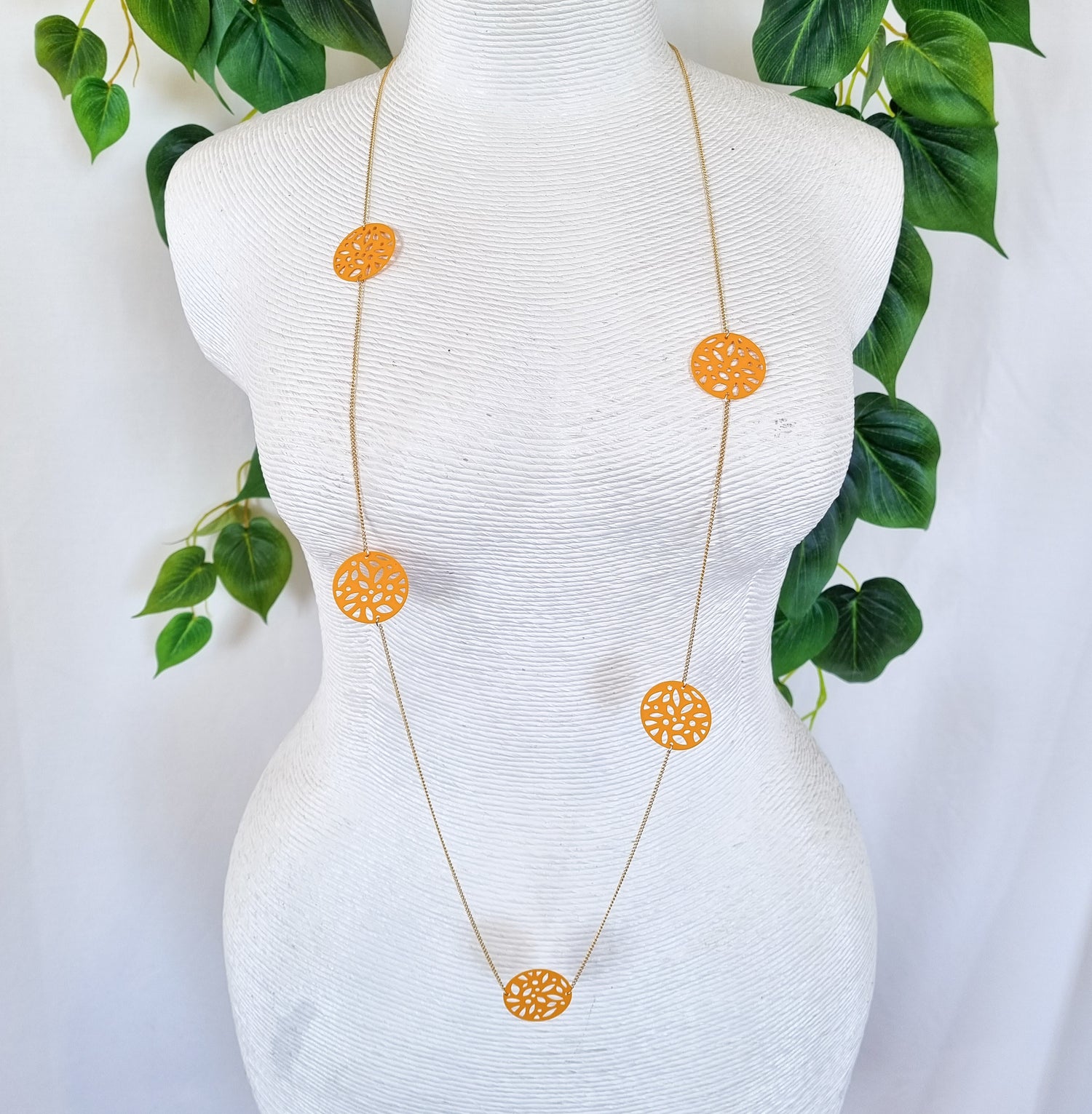 Paris Contemporary Chic Necklace- LFLORYELLOWGO