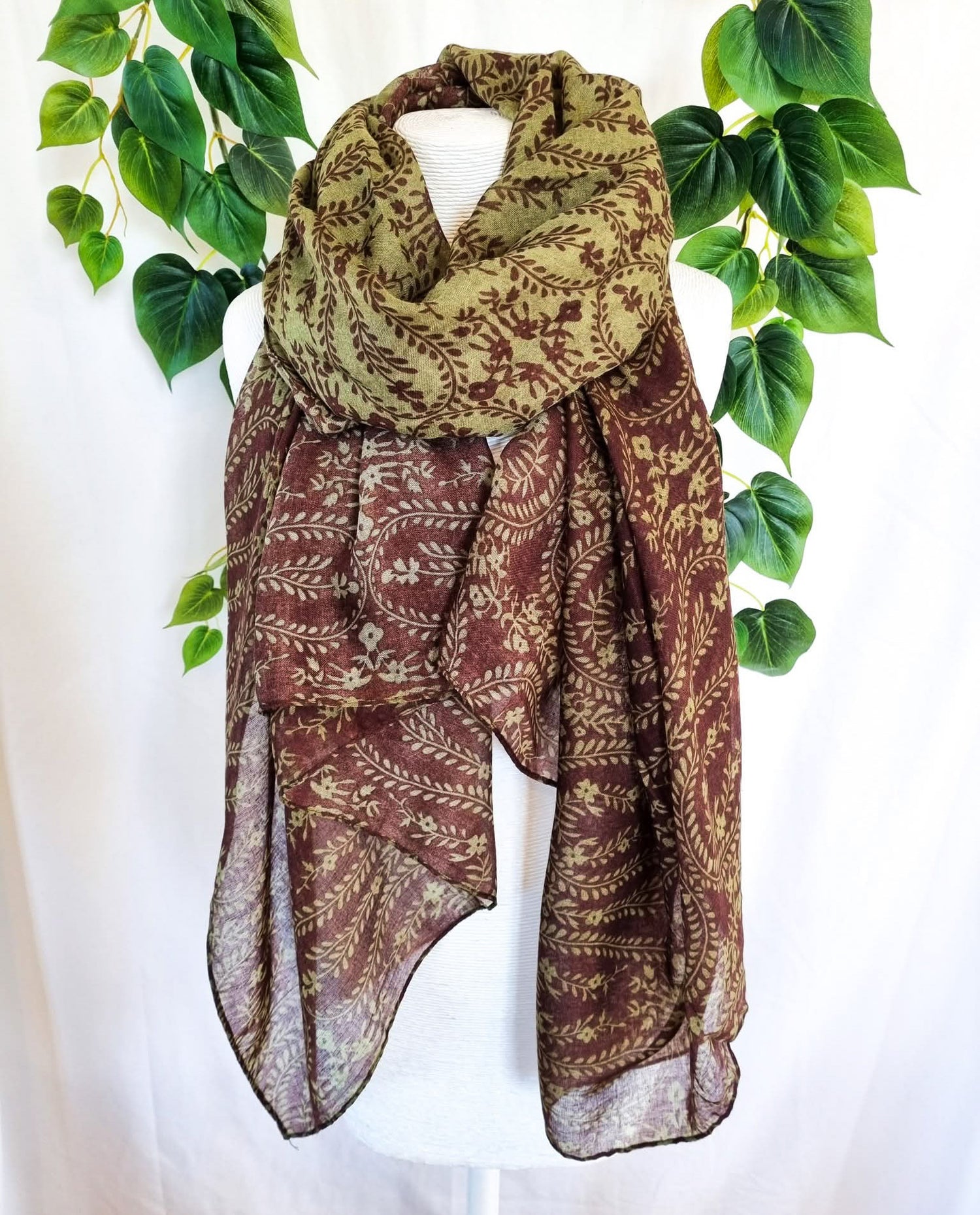 Viscose Scarf - Modern Olive