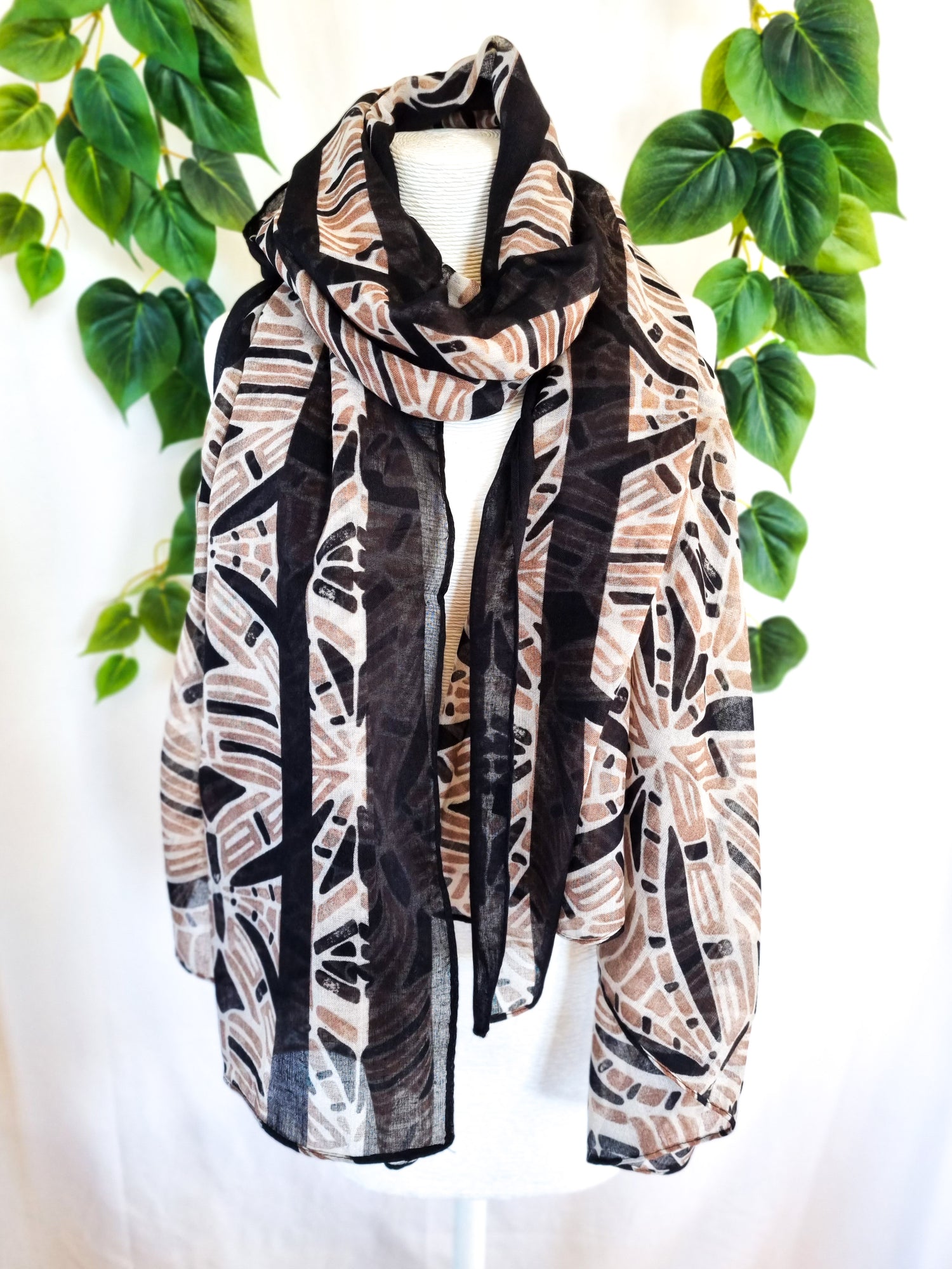 Viscose Scarf - Contemporary Black