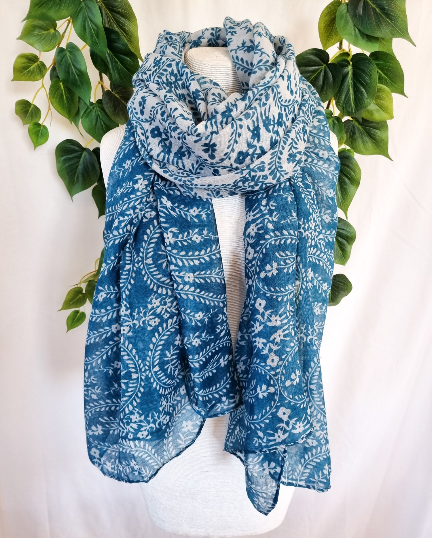 Viscose Scarf - Modern Blue