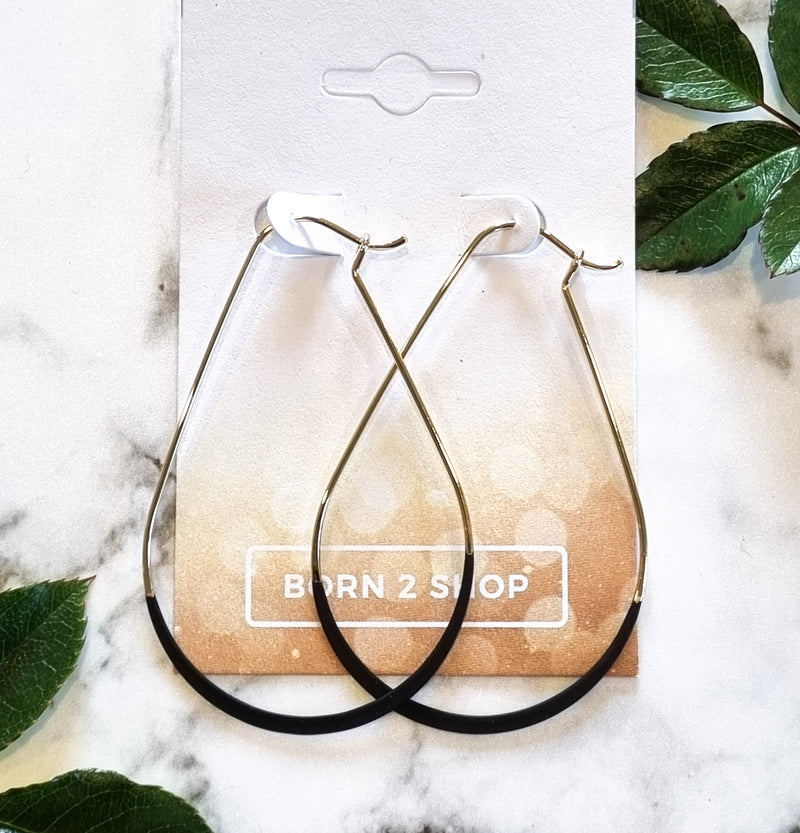 Paris Contemporary Chic Earrings - CHOOPBLKGO