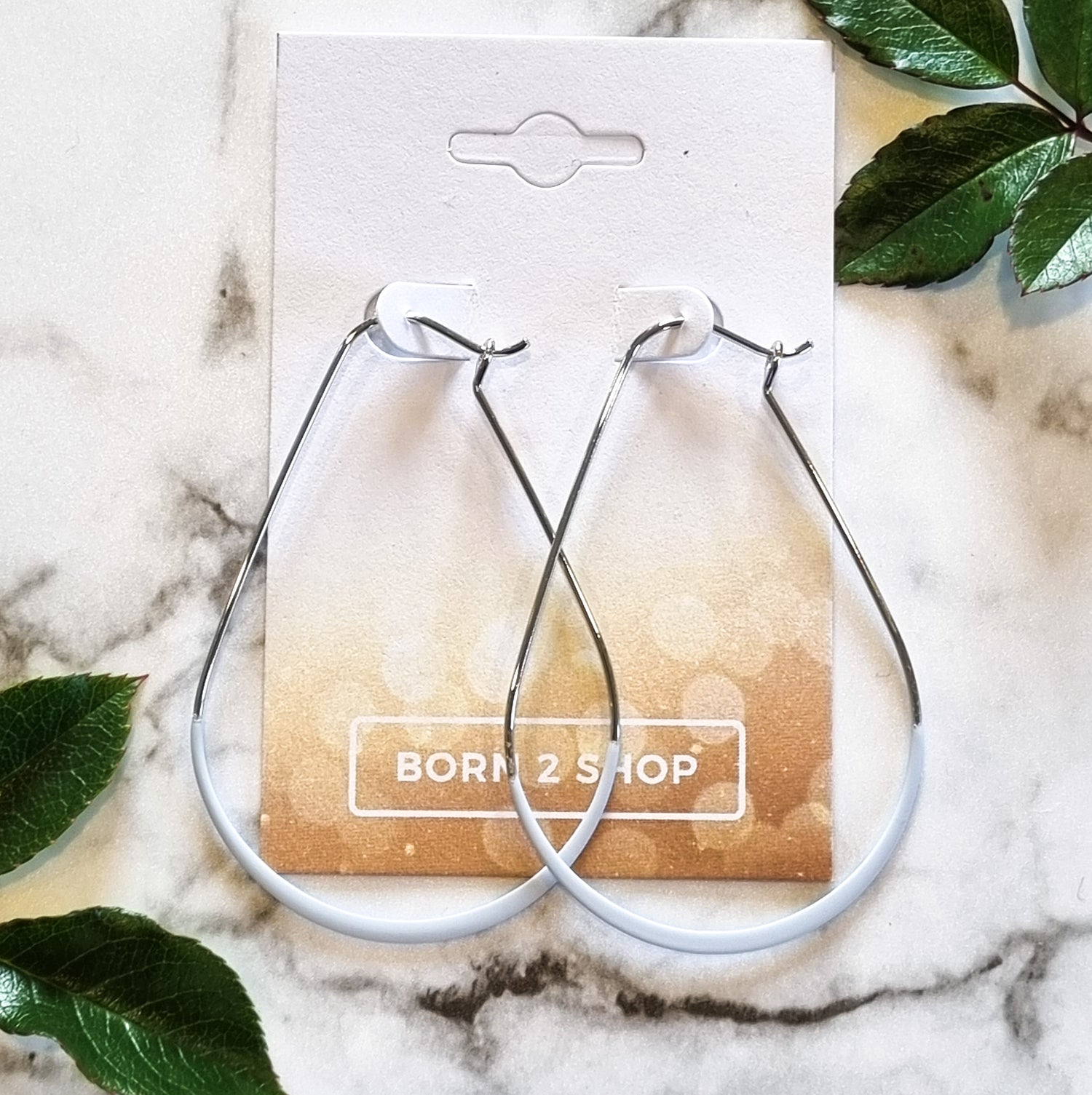 Paris Contemporary Chic Earrings - CHOOPPALEBLSIL