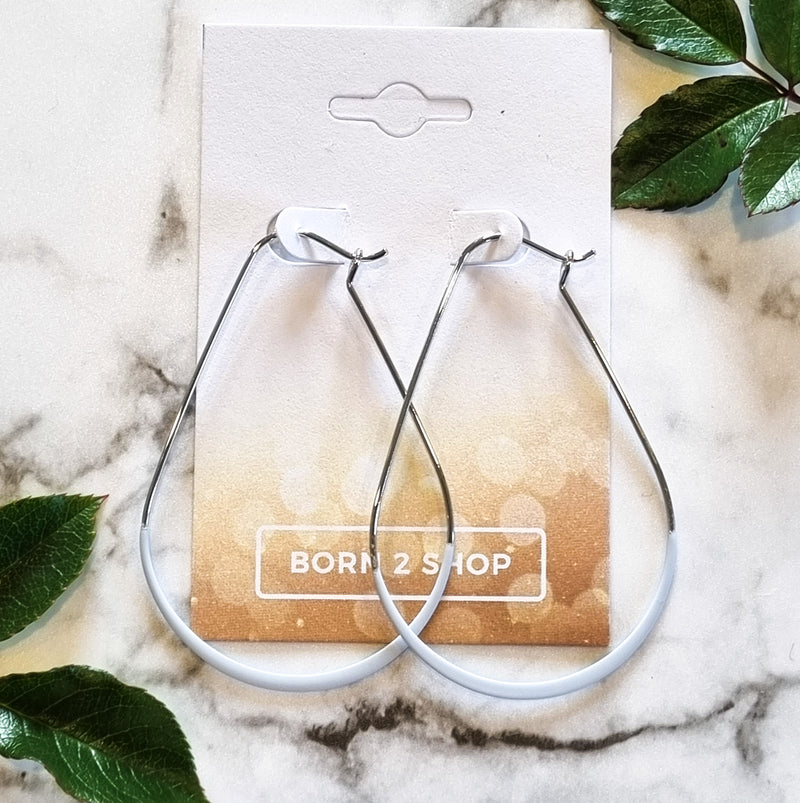 Paris Contemporary Chic Earrings - CHOOPPALEBLSIL