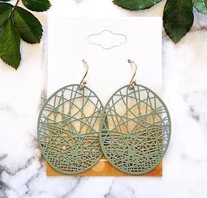 Paris Contemporary Chic Earrings - HATCHDMIDGRNGO