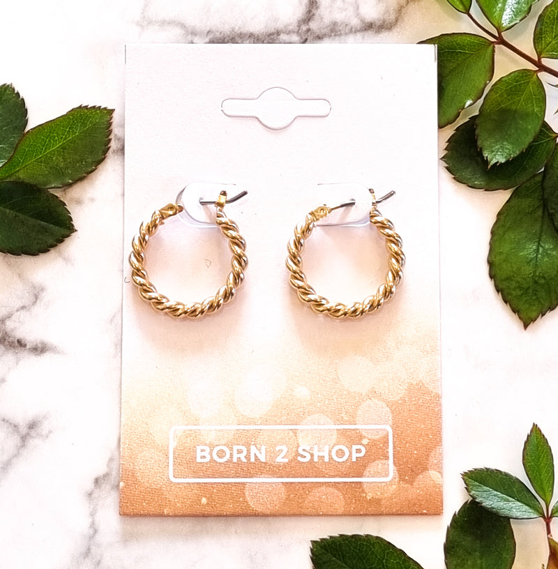 Paris Contemporary Chic Earrings- TWHOOPGO