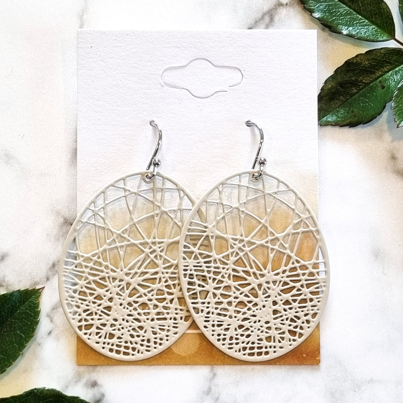 Paris Contemporary Chic Earrings - HATCHDCOMILKSIL