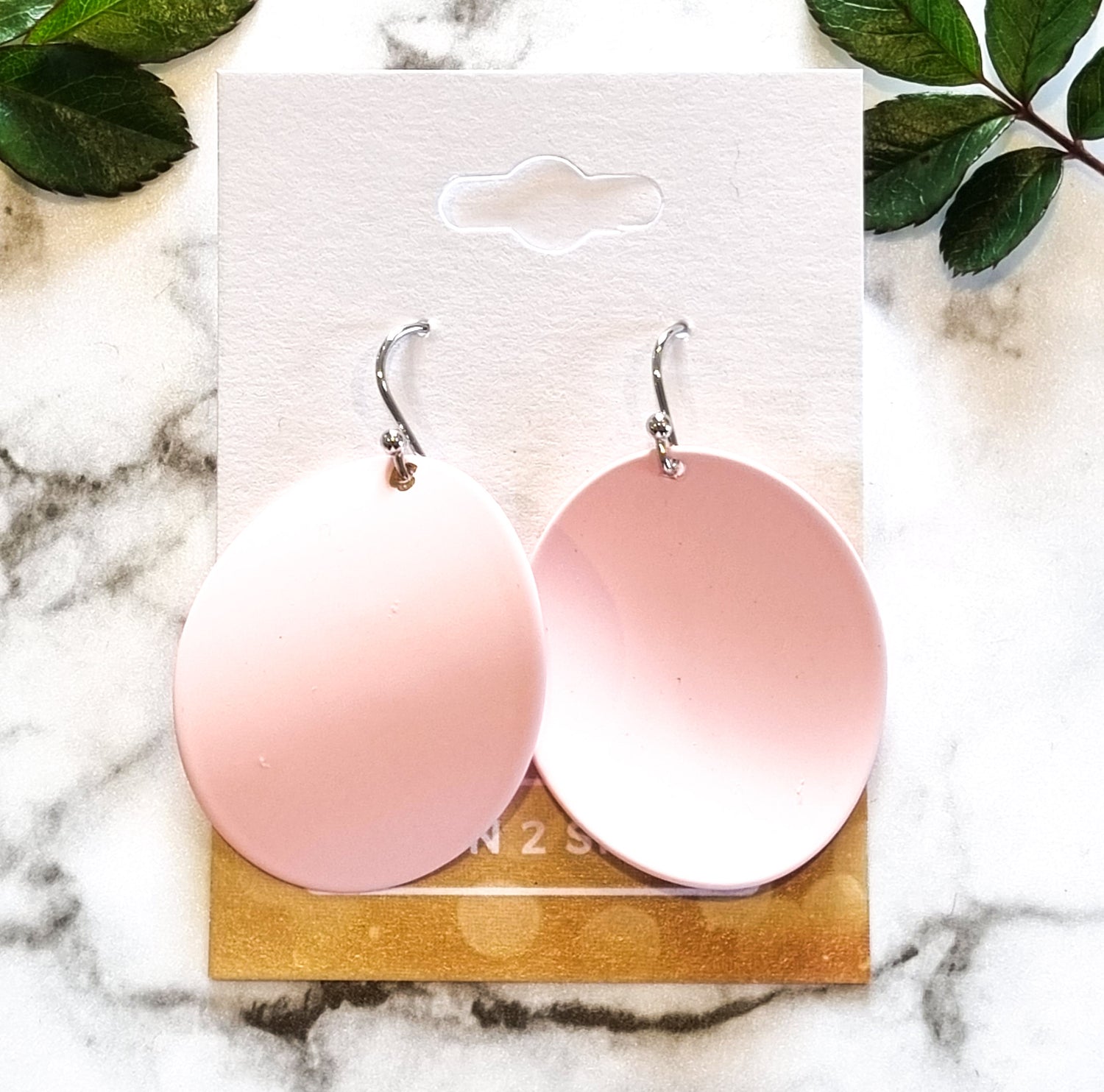 Paris Contemporary Chic Earrings- DISCGOSSPINKSIL