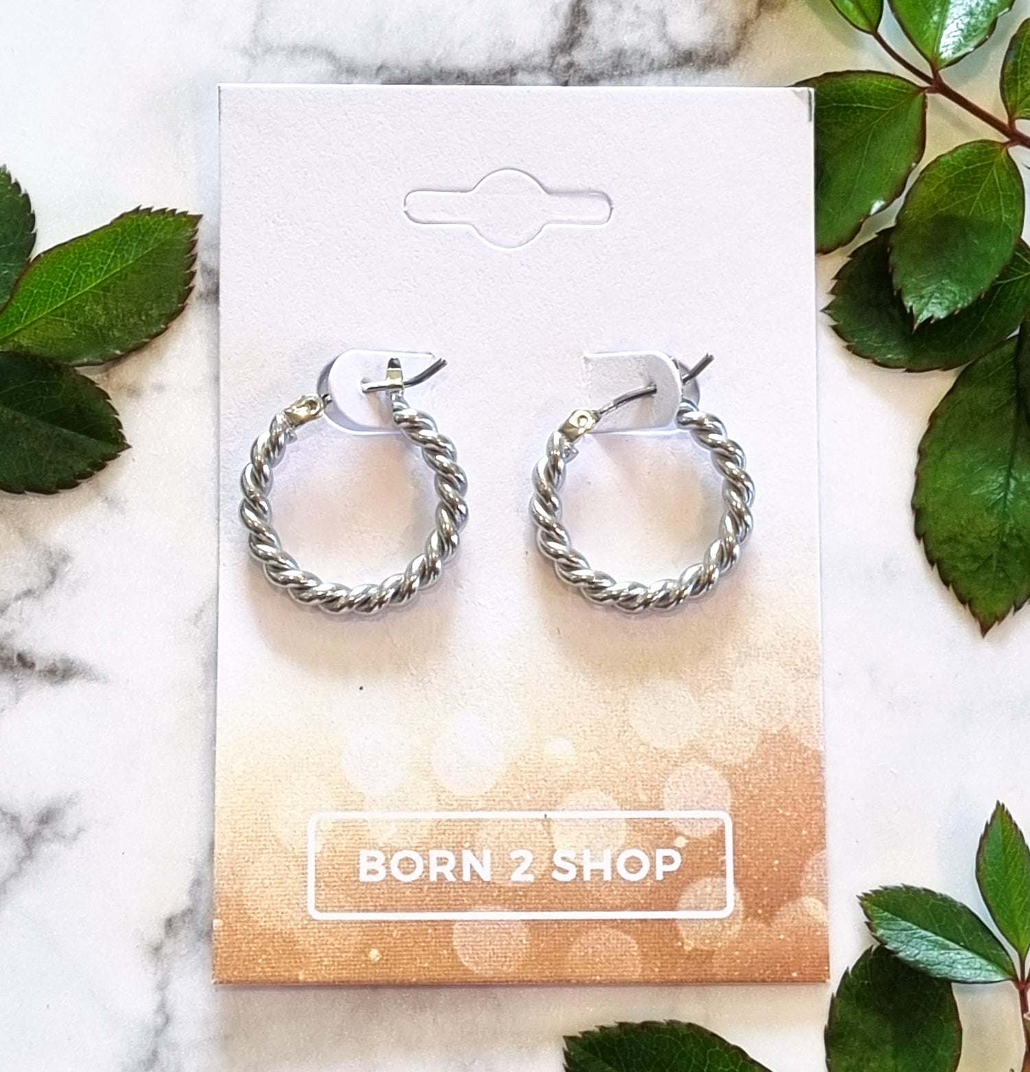 Paris Contemporary Chic Earrings- TWHOOPSIL