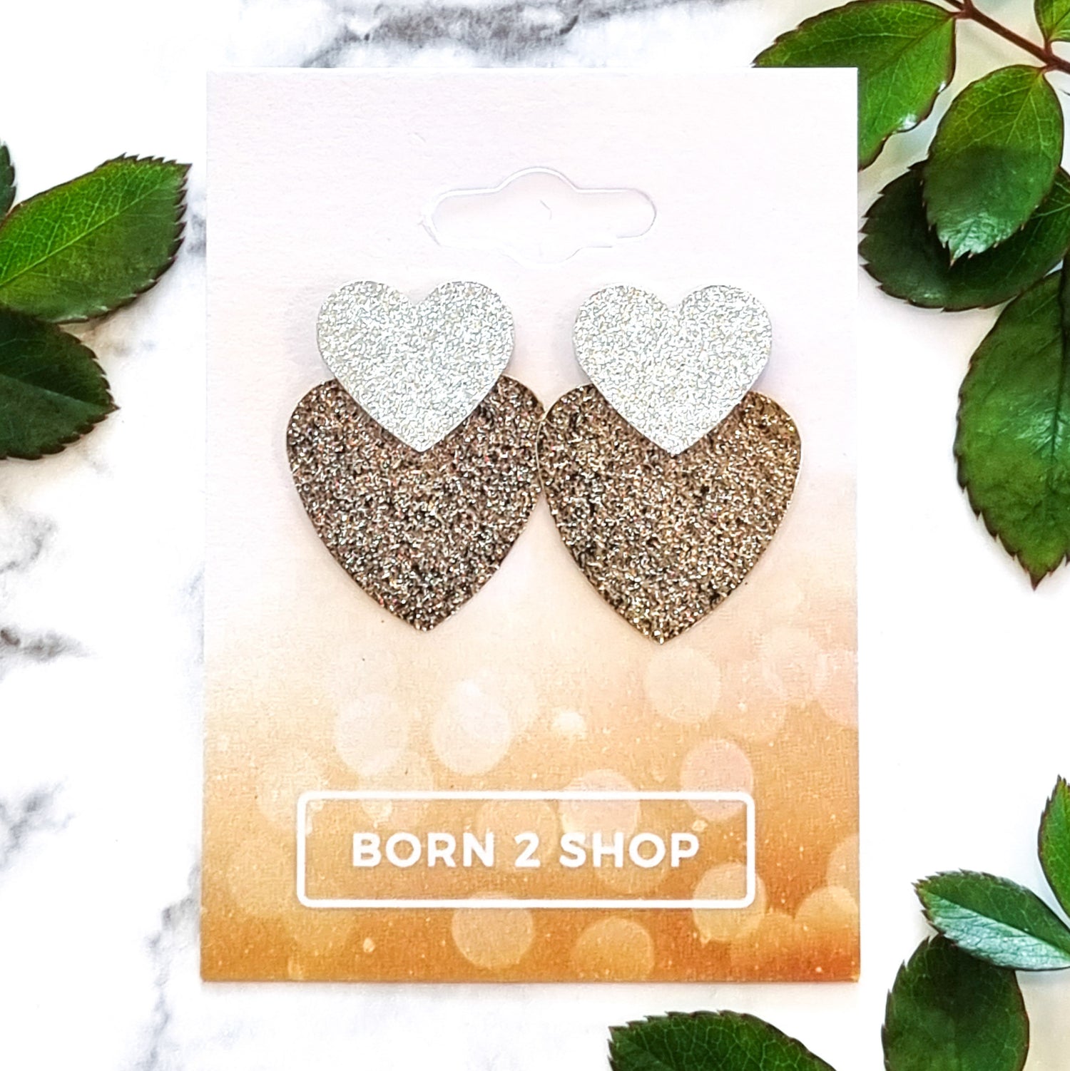 Paris Contemporary Chic Earrings- DHEARTSIL/GO