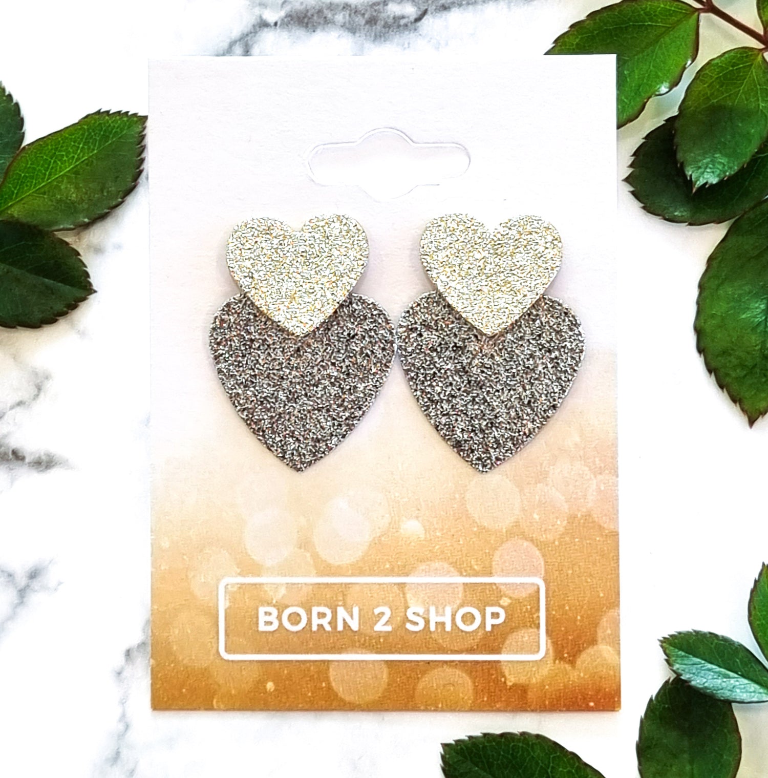 Paris Contemporary Chic Earrings- DHEARTGO/SIL
