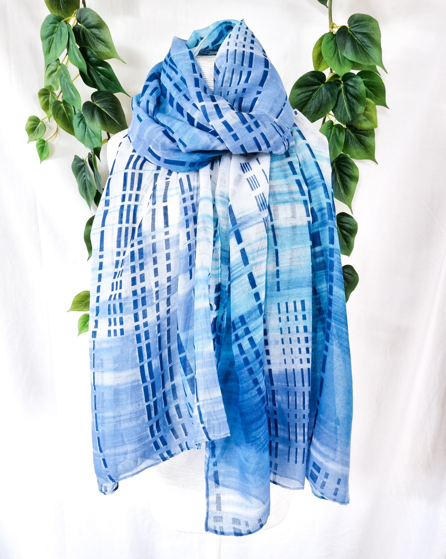 Viscose Scarf - Casual Blue