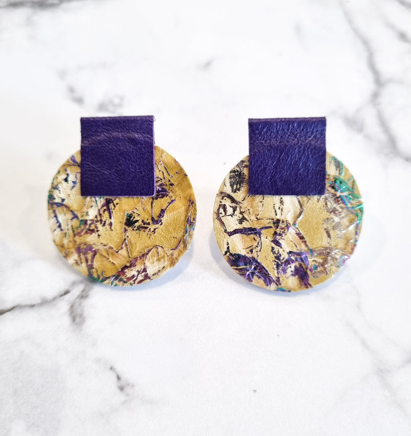 Nouvelle Zelande Chic Earrings - RDSQPYELPURP