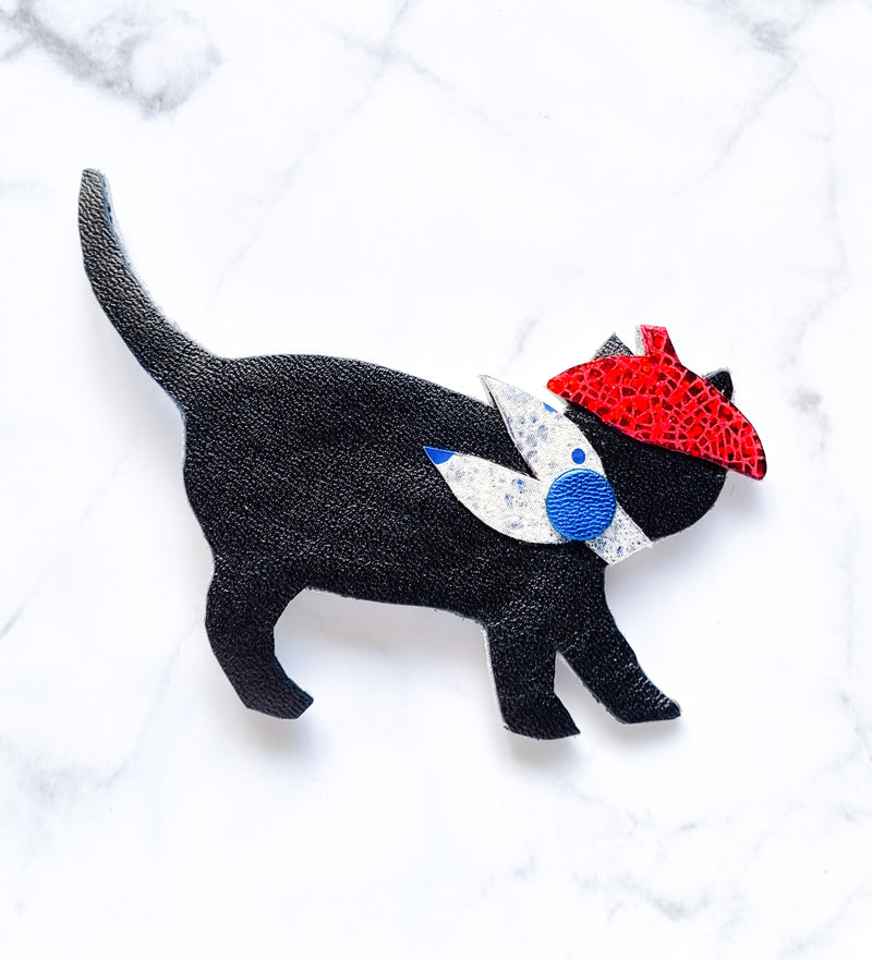 Nouvelle Zelande Chic Brooch - Cat Beret FR