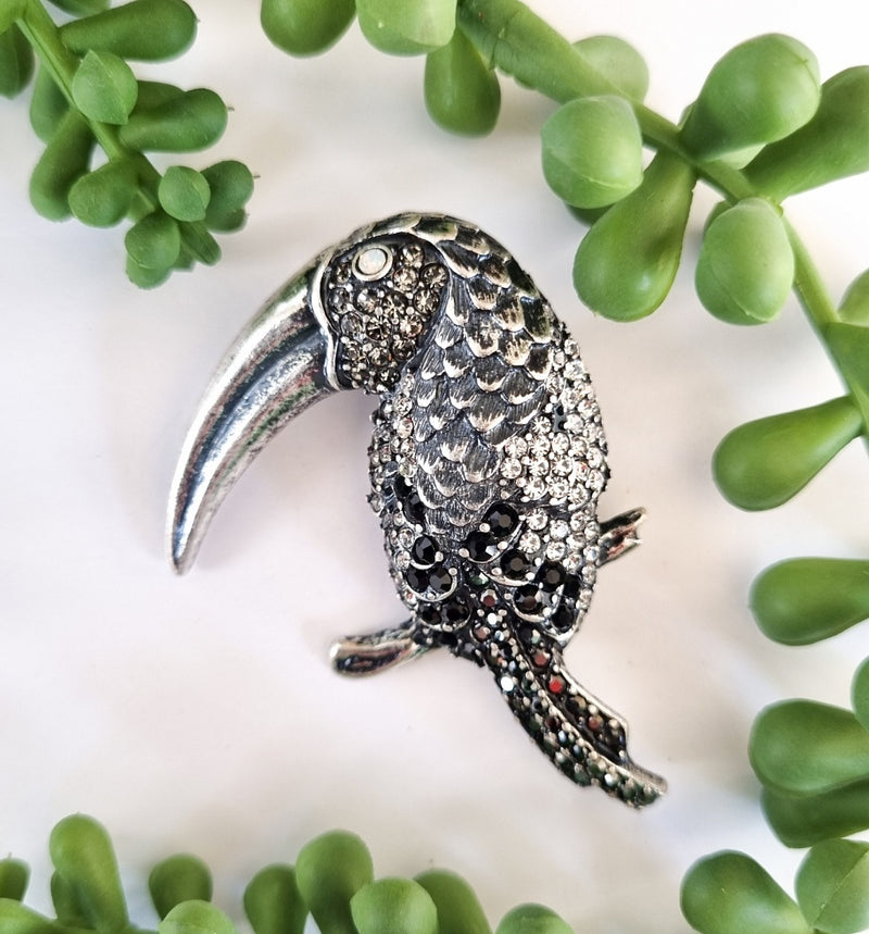 Milano Swarovski Brooch - Toucan